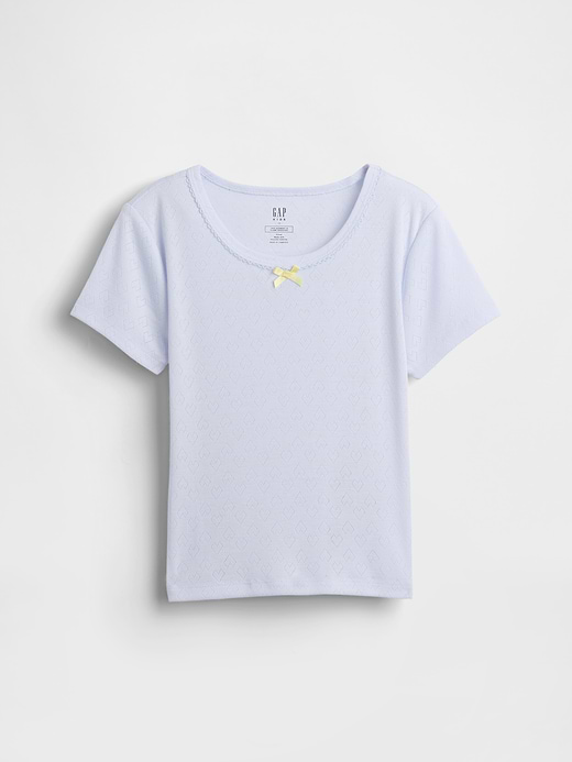 Gap Kids Recycled Pointelle PJ T-Shirt — photo 3
