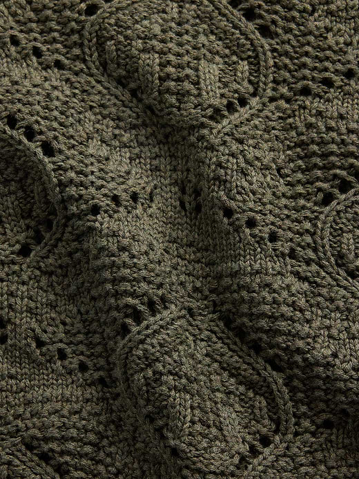 Gap 100% Cotton Crochet Sweater — photo 5