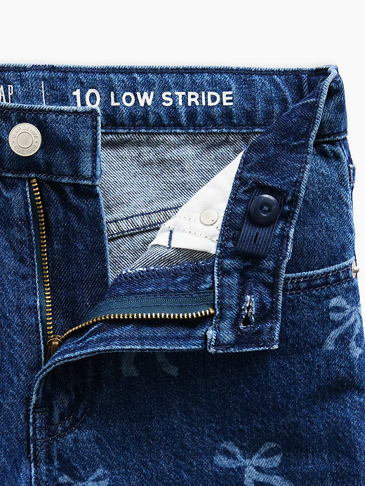Gap Kids Low Rise Stride Wide-Leg Jeans — photo 8