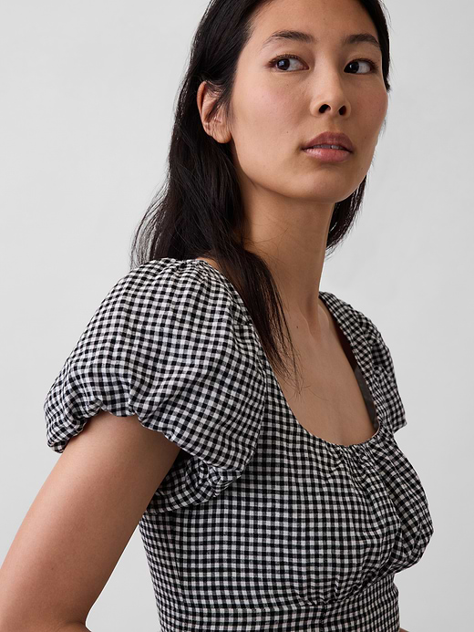 Gap Linen-Blend Drop-Waist Maxi Dress — photo 5