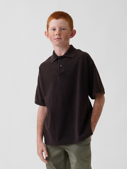 Gap Kids Pique Polo Shirt — photo 1
