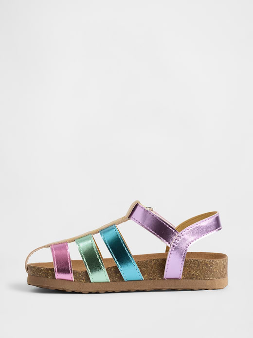 Gap Toddler Metallic Fisherman Sandals — photo 6