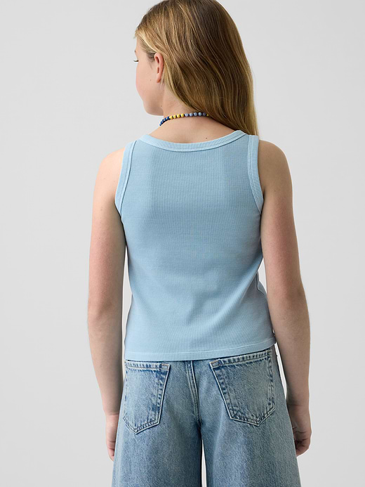 Gap Kid Rib Scoop Tank Top — photo 4