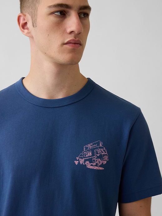 Gap California Taco Truck Heavyweight Graphic T-Shirt — photo 5