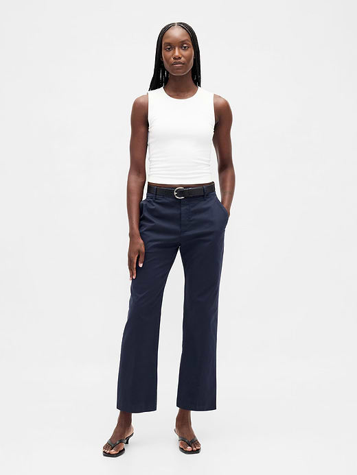 Gap Mid Rise Khakis — photo 1