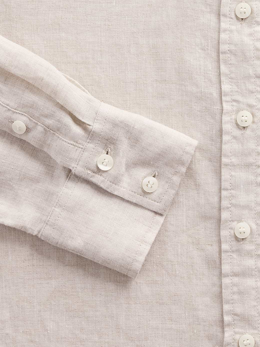 Gap 100% Linen Oversized Shirt — photo 5