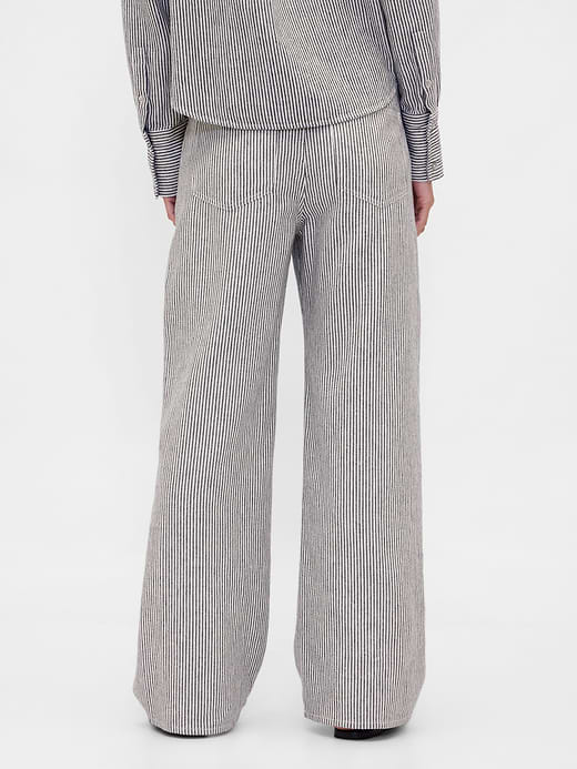 Gap Linen-Cotton Wide-Leg Pants — photo 5