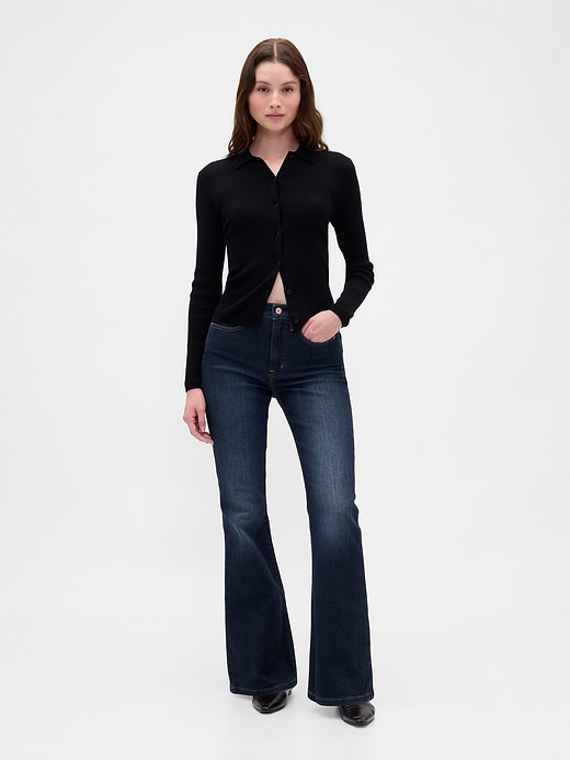 Gap High Rise '70s Flare Jeans — photo 1