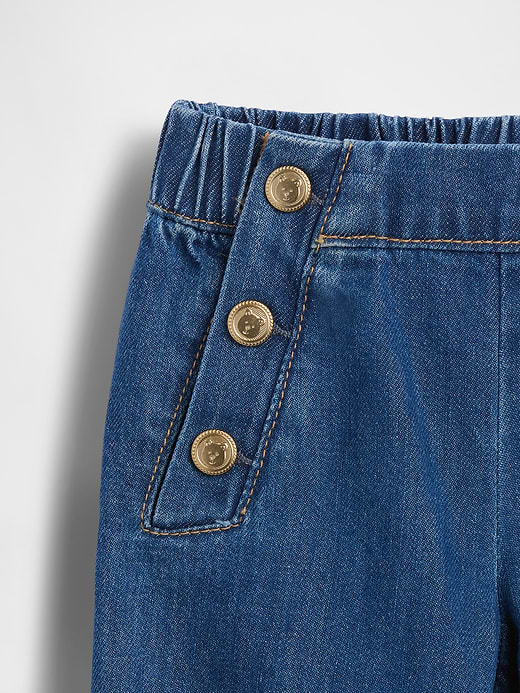 Gap Baby & Toddler Pull-On Baggy Wide-Leg Jeans — photo 5