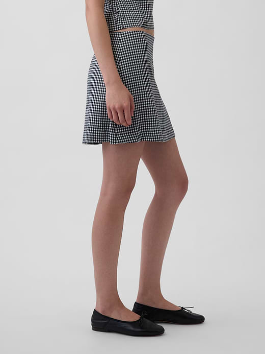 Gap Linen-Blend Mini Skort — photo 4