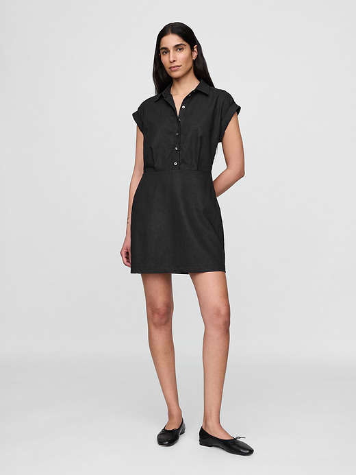 Gap Linen-Blend Shirtdress — photo 1