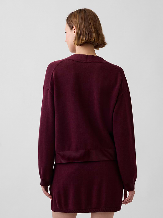 Gap 100% Cotton Oversized Cardigan Sweater — photo 4