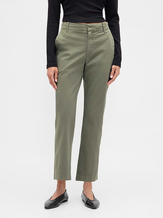 Gap Mid Rise Khakis — photo 3