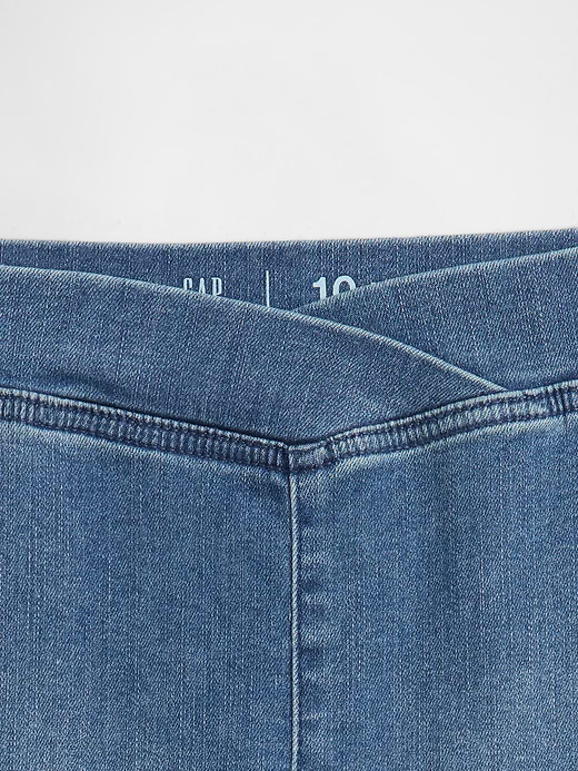 Gap Kids High Rise Crossover Flare Jeans — photo 5