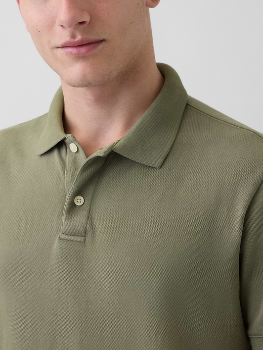 Gap Pique Polo Shirt — photo 5