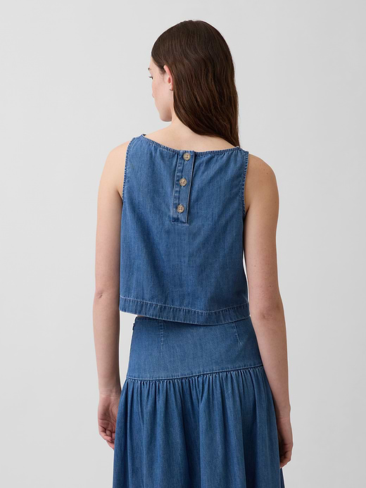Gap Denim Crop Shell Tank Top — photo 8