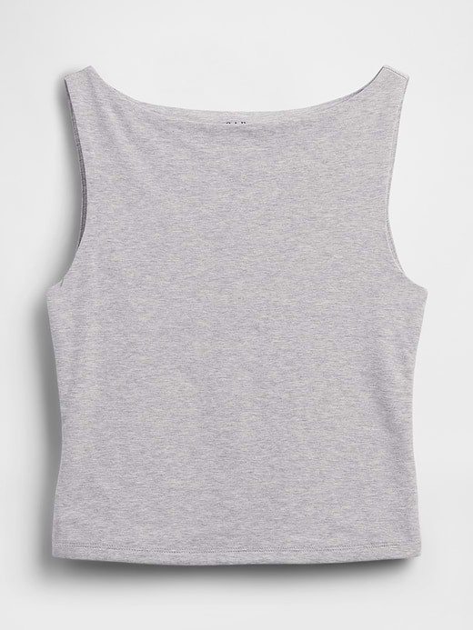 Gap CloseKnit Jersey Boatneck Crop Tank Top — photo 6