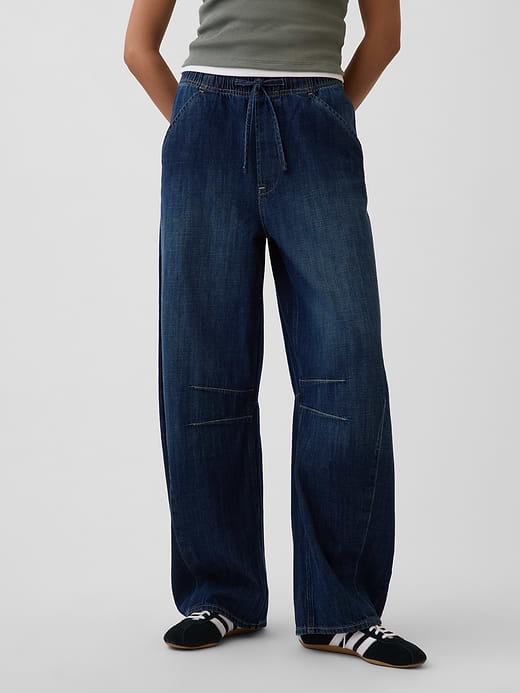 Gap Mid Rise UltraSoft Easy Horseshoe Jeans — photo 3