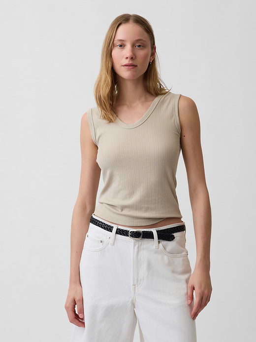 Gap Variegated Rib Tank Top — photo 1