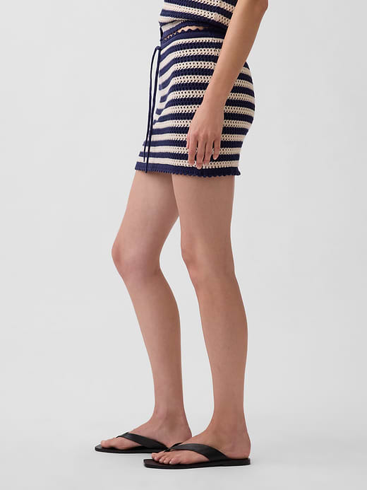 Gap 100% Cotton Crochet Easy Mini Skort — photo 4