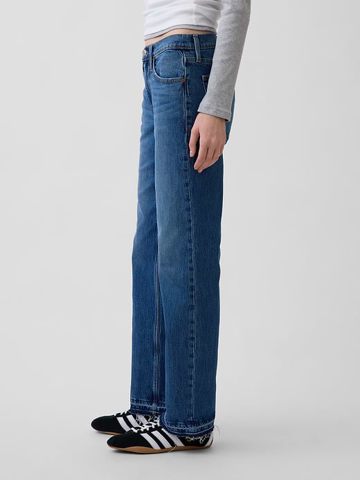 Gap Mid Rise Relaxed Straight Jeans — photo 4