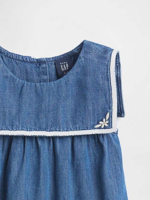 Gap Baby Denim Sailor Bubble Bodysuit — photo 4