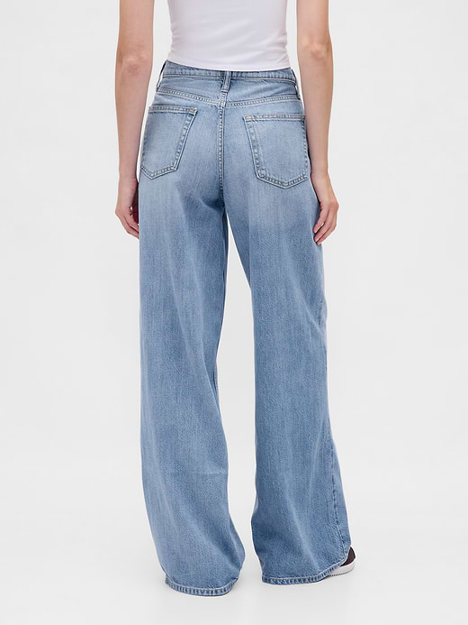 Gap Mid Rise UltraSoft Baggy Jeans — photo 5