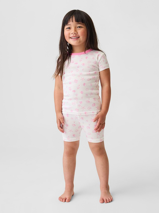 Gap Baby & Toddler Organic Brushed Cotton Seashell PJ Short Set — photo 1