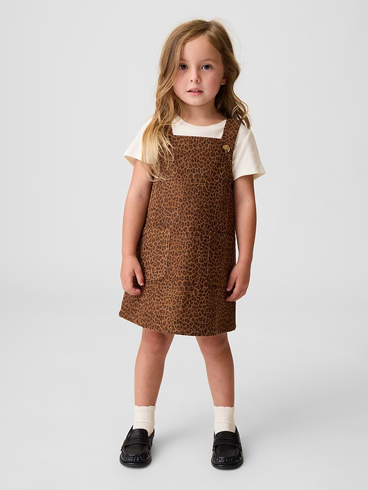 Gap Baby & Toddler Leopard Corduroy Jumper Dress — photo 1