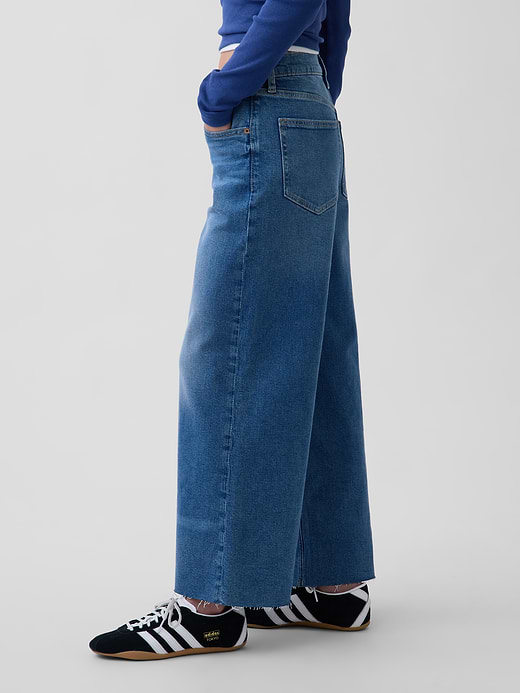 Gap High Rise Stride Wide-Leg Ankle Jeans — photo 12