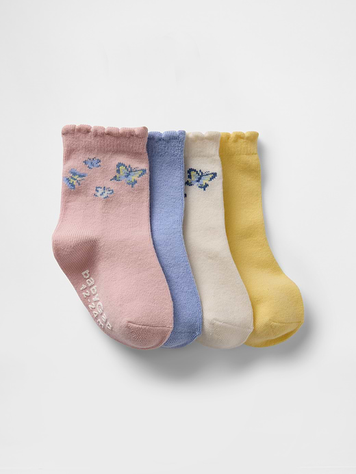 Gap Baby & Toddler Butterfly Crew Socks — photo 1