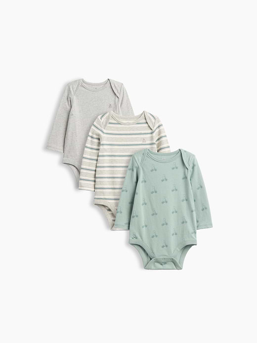 Gap Baby First Favorites TinyRib Bodysuit (3-Pack) — photo 1