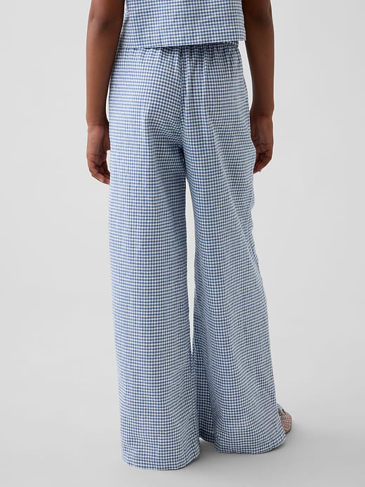 Gap Kids Linen-Cotton Easy Wide-Leg Pants — photo 5