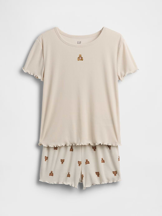 Gap Kids Recycled Rib PJ Short Set — photo 3