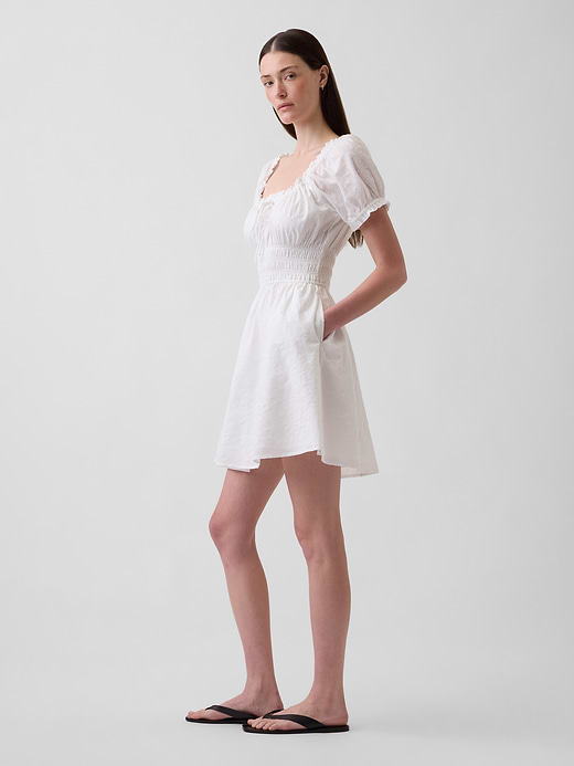 Gap Smocked-Waist Mini Dress — photo 4
