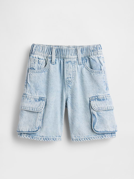 Gap Baby & Toddler UltraSoft Denim Pull-On Shorts — photo 3