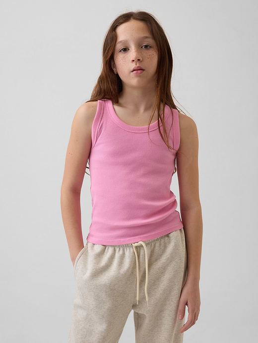 Gap Kid Rib Scoop Tank Top — photo 1