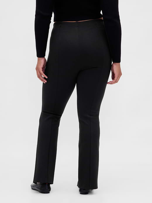 Gap High Rise Double Knit Split-Hem Flare Pants — photo 6