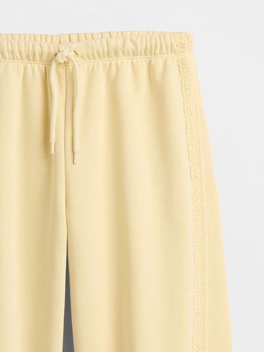 Gap Kids VintageSoft Relaxed Lace-Trim Barrel Joggers — photo 6