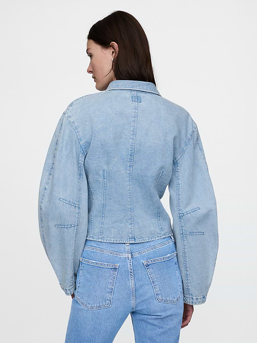Gap Barrel-Sleeve Denim Shirt — photo 3