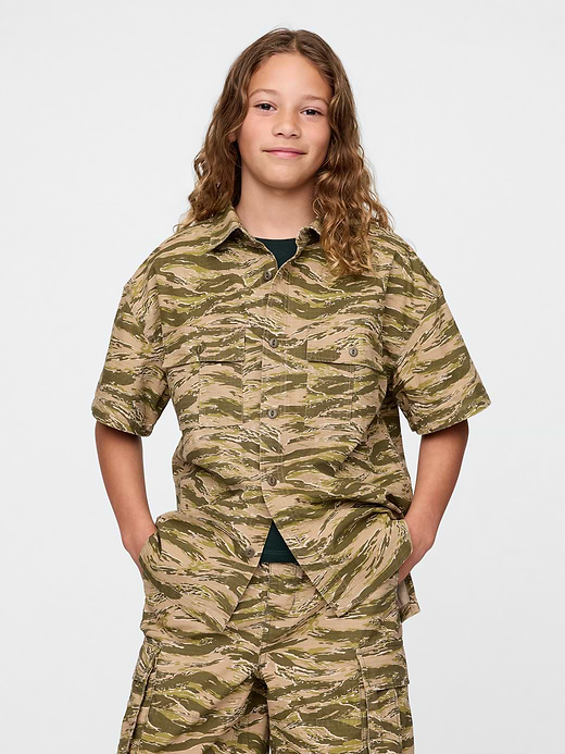 Gap Kids Ripstop Utility Shirt — photo 1