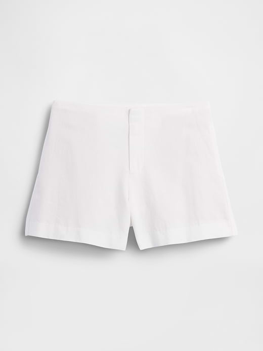 Gap 4" Mid Rise Linen-Blend Shorts — photo 6