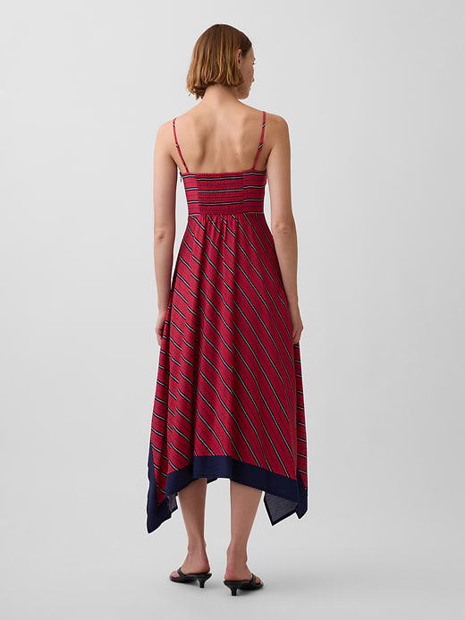 Gap Stripe Handkerchief Midi Dress — photo 3