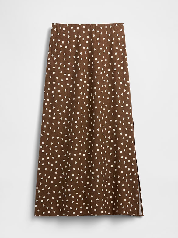 Gap Linen-Blend Maxi Slip Skirt — photo 6