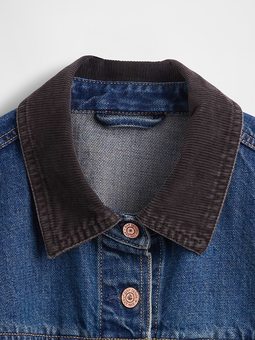 Gap Fitted Longline Denim Jacket — photo 5
