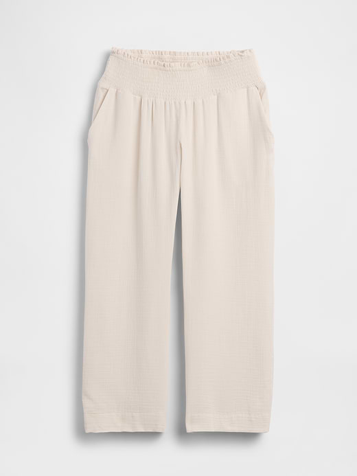 Gap Maternity Cotton Gauze Full Panel Pants — photo 6
