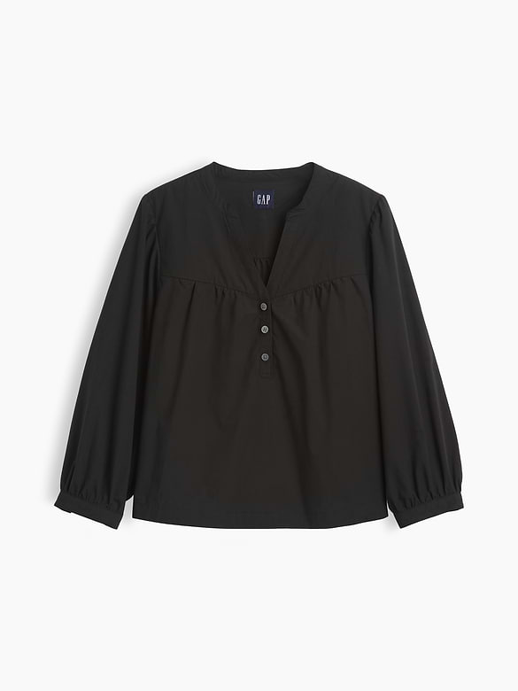 Gap Poplin Popover Top — photo 6