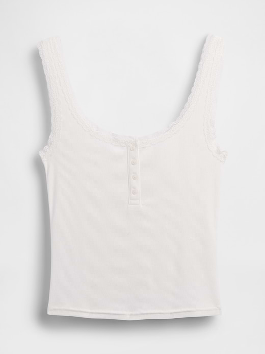 Gap Mini Rib Lace PJ Tank Top — photo 6