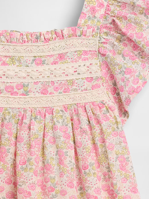 Gap Baby & Toddler Flutter-Sleeve Floral Dress — photo 5
