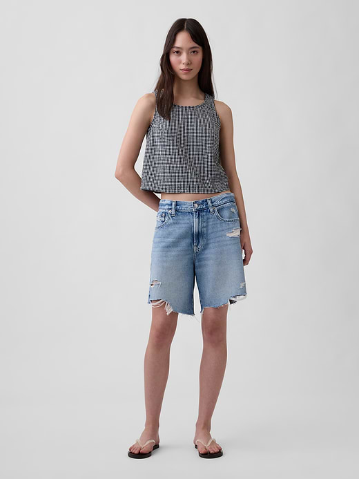 Gap Cotton Gauze Racer Shell Tank Top — photo 3